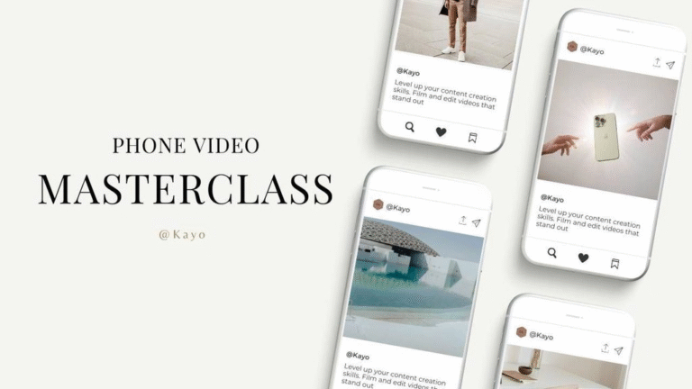 Kayo Daniel – Phone Video Masterclass Download